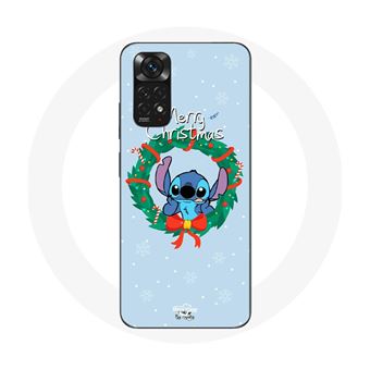 Capa Maniacase para Xiaomiredmi Note 11 4G Stitch Neve Feliz Natal Azul - 1