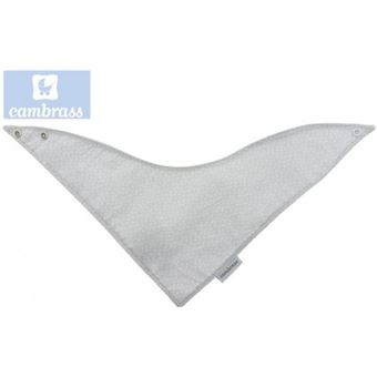 Bandana/Babete Cambrass | Céu Cinza / Chuva 38X18 Cm - 1