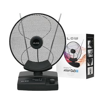 Antena TV Interior Amplificada Blow | UHF | VHF | FM | TDT | 36dB - 1