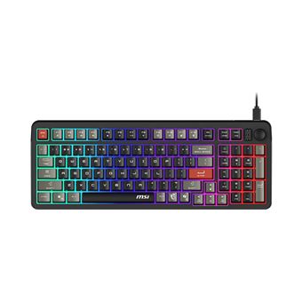 Teclado Gaming com Fios MSI FORGE GK110 | Idioma: Inglês US | Preto - 1