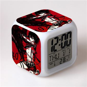 Despertador Infantil HSMY | LED | Multifuncional Colorido | Attack on Titan 32 - 1