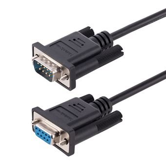 Cabo de Série StarTech.com 9FMNM-3M-RS232-CABLE | Preto - 1