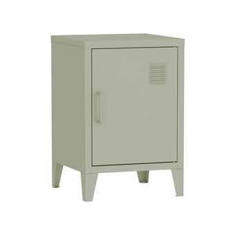 Mesa de cabeceira para crianças sweeek | metal verde | 1 porta - 1