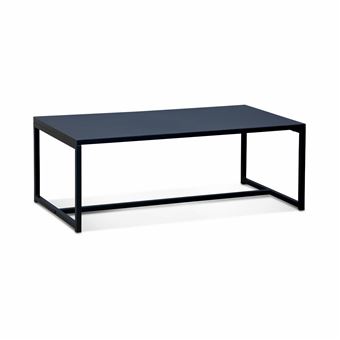 Mesa de centro metálica sweeek com pernas metálicas | preto - 1