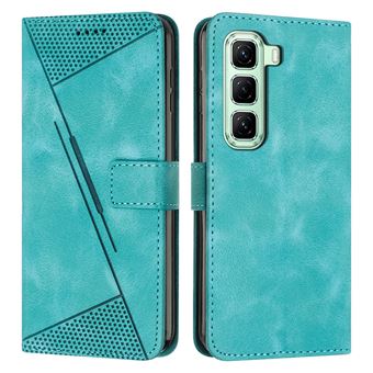 Capa FOXDOCK para Infinix Hot 60 Pro Plus | Pele | Flip | 3 Compartimentos para Cartões | Verde - 1