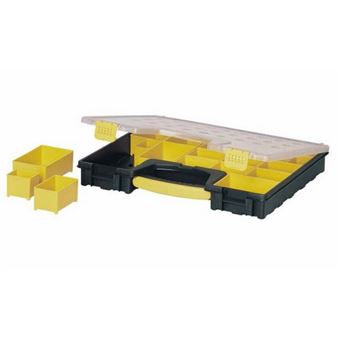 Stanley 1-92-748 peça pequena e caixa de ferramentas Policarbonato Preto, Transparente, Amarelo - 1