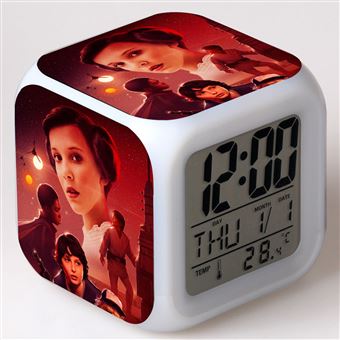 Despertador Infantil HSMY | LED | Multifuncional Colorido | STranger Things Season 8 - 1