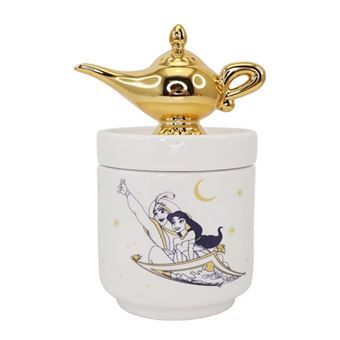 Caixa Cerâmica com Tampa Lâmpada Half Moon Bay Aladin - 1