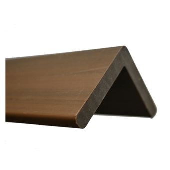 Protetor de borda Maderterraneo madeira WPC | 2400x50x50mm | 2 unidades - 1