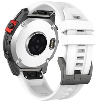 Bracelete em Silicone Antiimpacto com Fecho de Metal para Garmin Fenix 8 Pro | Branco - 1