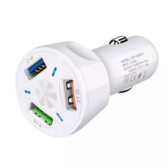 Carregador USB de Isqueiro 12V Orysin | 24V com 3 Portas e Quick Charge 3.0 - 1