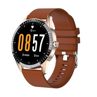 Smartwatch HSMY Watch Y20 | Bracelete de Silicone | Castanho - 1