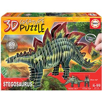 Puzzle 3D Educa Creature Triceratops 19183 | 67 Peças - 1