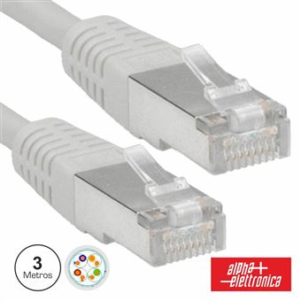 Cabo Ftp Alpha-Elettronica Cat6E 3M Cinzento - 1