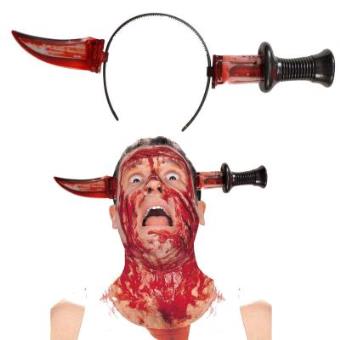 Faca c/Sangue Atravessa Cabeça Widmann - 1