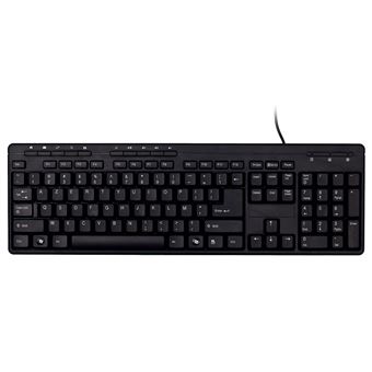 Teclado com Fios Bluestork BS-KB-MFIRST2/SP | Idioma: Espanhol | Preto - 1
