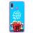 Capa Hapdey para Samsung Galaxy A40 2019 Design Travel Around The World em Silicone Flexível e TPU Cor-de-Rosa_0