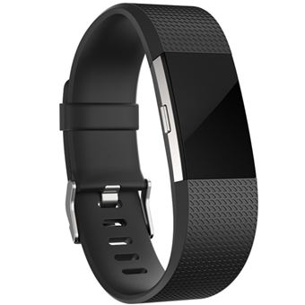 Pulseira de Silicone Magunivers sports strap black para Fitbit Charge 2 - 1