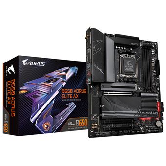 Motherboard GIGABYTE B650 AORUS ELITE AX 1.0 | Preto - 1