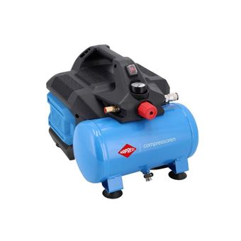 Compressor Silencioso Sem Óleo AirPress – 36578 LMO 6-126 | 8bar | 1HP / 0,75kW | 88l/min | 6L - 1