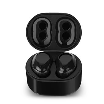 Auriculares Bluetooth Magunivers X6 sem Fios Invisível com Caixa Carregador Portátil para iPhone X/8/8 Plus Preto