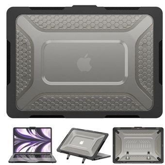 Capa Life Armor Antiimpacto para MacBook Pro 14 M1 | Preto - 1