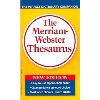 The Merriam-webster Thesaurus - 1