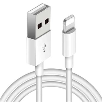 Cabo de Carregamento Gift4Me 100cm Lightning com Certificado MFI para Apple iPhone 14 Pro Max - Branco - 1