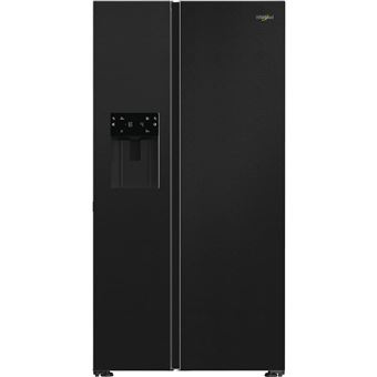 Frigorífico Americano Whirlpool WHG2 6574W XK5E | 179x91x70,5 cm | 578 L | D | Preto - 1