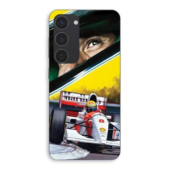 Capa Maniacase para Samsung Galaxy S23 | F1 Ayrton Senna Mclaren Legend Fórmula 1 - 1
