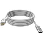 Vision TC 2MUSBCEXT cabo USB 2 m 3.1 (3.1 Gen 2) USB C Branco