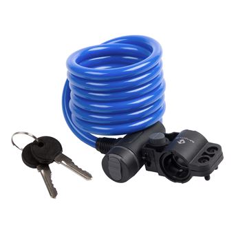 Cadeado de Cabo M-Wave 233864 | Azul - 1