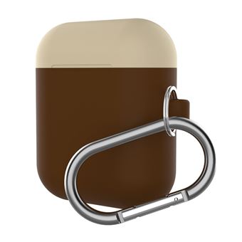 Capa silicone bicolor WISETONY para Apple AirPods 1 / 2 Castanho - 1