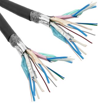 Bobina de Cabo de Vídeo HDMI BeMatik 1.4 para Crimpagem Preto 20 m - 1