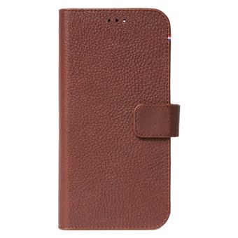 Capa de Couro Decoded para iPhone 12 Mini à Prova de Choque - Castanho - 1
