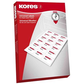 Etiqueta Não-adesiva Kores L200297 | Branco - 1