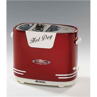 Ariete 186 Vaporizador de cachorros quentes Vermelho, Branco