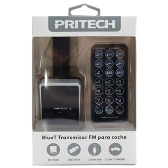 Transmissor de FM Pritech PBP 236 para Automóvel - Prateado - 1