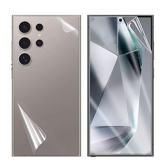 Kit Película Protectora de Hydrogel Frente e Verso Gift4Me para Samsung Galaxy S25 Ultra | Transparente - 1