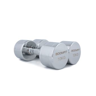 Halteres Cromados BOOMFIT | Par | 10kg - 1