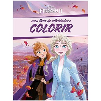 Meu Livro de Atividades e Colorir Frozen 2 Pop - 1
