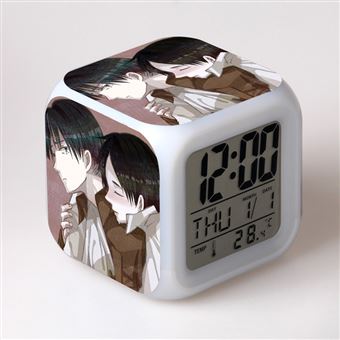 Despertador Infantil HSMY | LED | Multifuncional Colorido | Attack on Titan 33 - 1