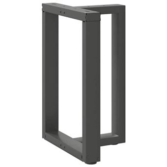 Pernas para mesa de jantar vidaXL | 2 Peças | Forma de T 50x35x(72-73) cm | Aço - 1