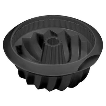 Forma de Bolo Savarin 22cm Silicone da Lékué 1211800N01M033 - Preto - 1