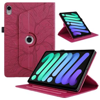 Capa Flip FOXDOCK para ipad mini 6/mini 7 | Rotação de 360° | Suporte Vertical | Vermelho - 1