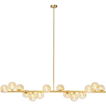 Candeeiro de Tecto Kare Design Scala Balls Dourado 150cm - 1