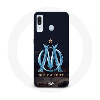 Capa Maniacase para Samsung Galaxy A40 Om Azul E Dourado Logótipo Do Estádio - 1