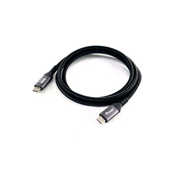 Cabo Usb Equip 128381 Cabo USB 4 Gen 3 C para C, M/M, 1,2 m, PD3.1 240W, 8K/60Hz, 40Gbps, preto | Preto - 1