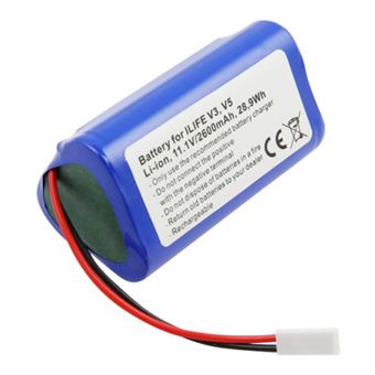 Bateria Avizar para Robô de Aspiração ILIFE V3 / V3s / V5 / V5s | 11,1V 2600mAh 28,9Wh | Azul - 1