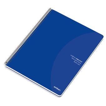 Caderno Ambar Esp A4 80F 70G com Azul L - 1